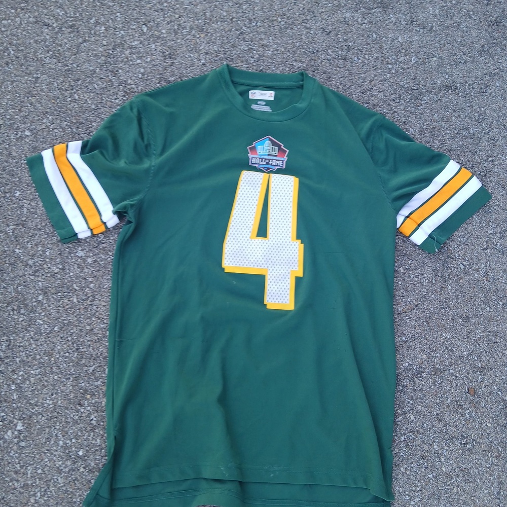 Green Bay Packers Jersey Mens Medium Green NFL Football Favre 4 NFL Team Apparel